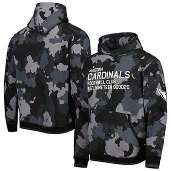 Men's The Wild Collective Black Arizona Cardinals Camo Pullover Hoodie