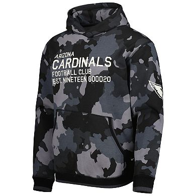 Men's The Wild Collective Black Arizona Cardinals Camo Pullover Hoodie