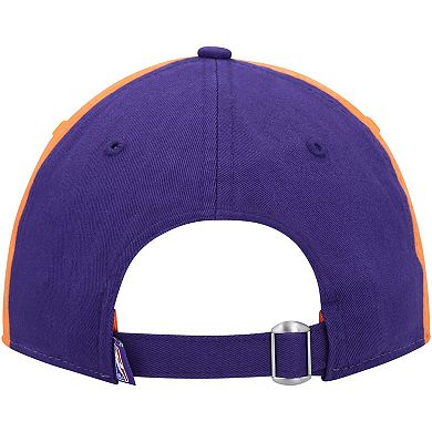 Men's New Era White/Purple Phoenix Suns Back Half 9TWENTY Adjustable Hat