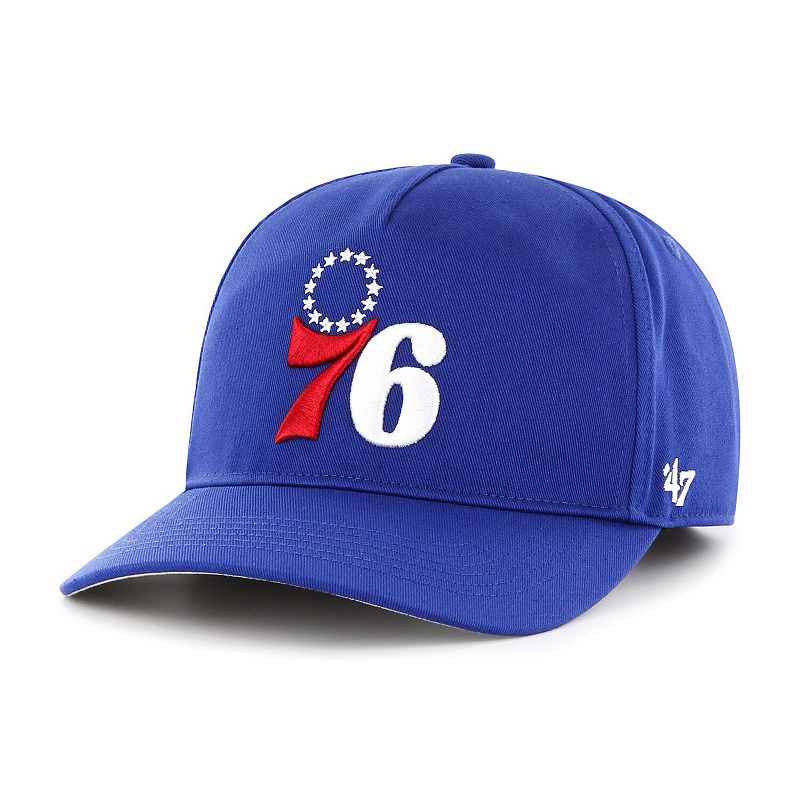 Men's '47 Royal Philadelphia 76ers Hitch Snapback Hat, 76r Blue