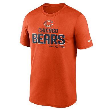 Men's Nike Orange Chicago Bears Legend Community Performance T-Shirt