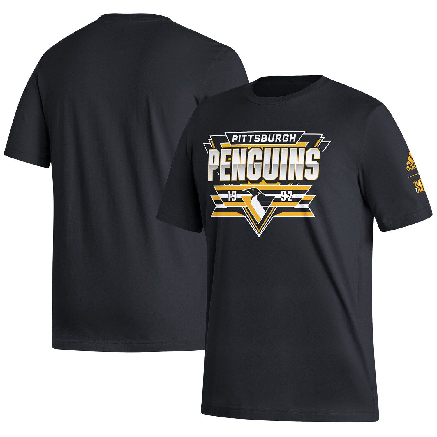 Men's Adidas Black Pittsburgh Penguins Reverse Retro 2.0 Fresh ...