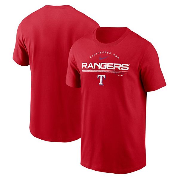 Men s Nike Red Texas Rangers Team Engineered Performance T Shirt