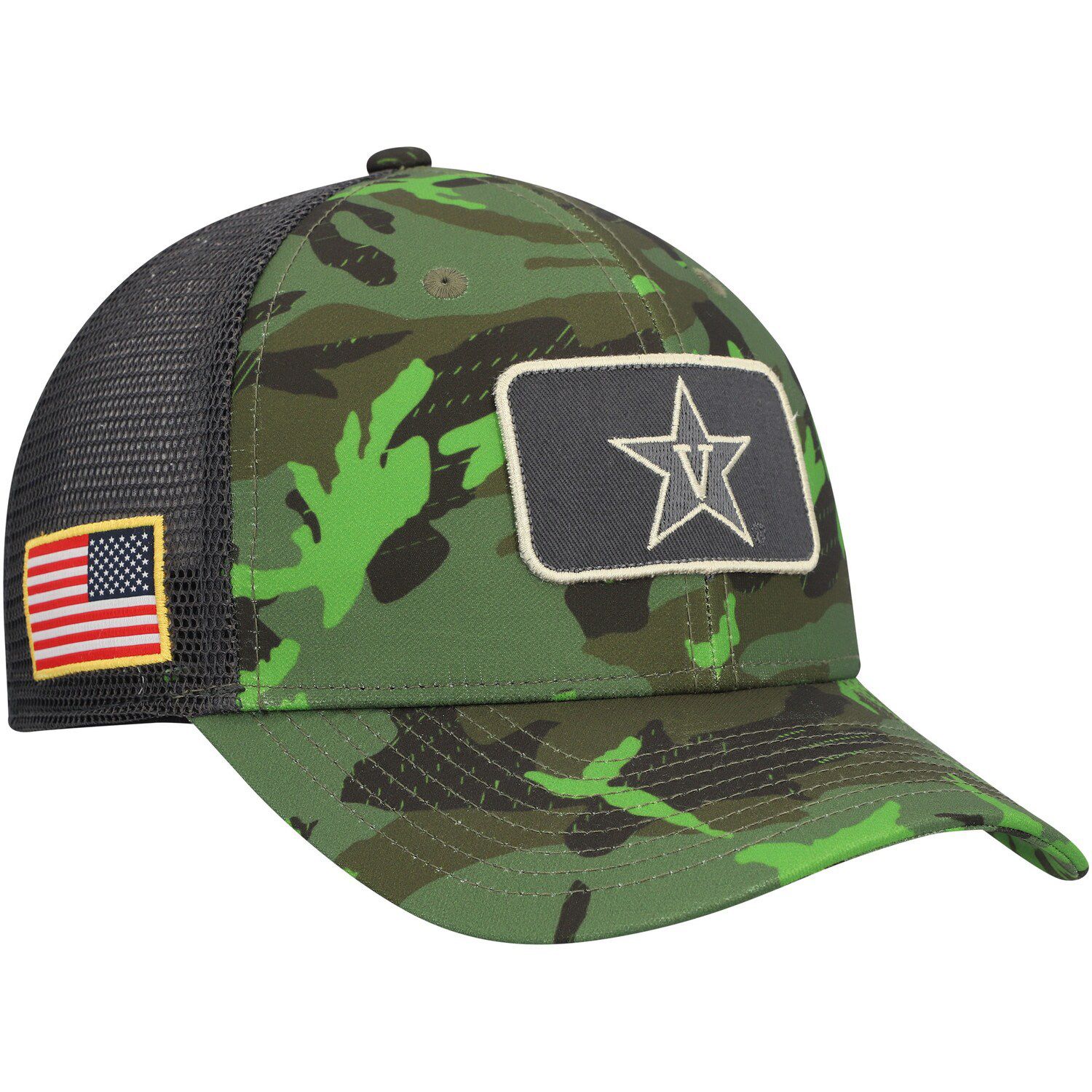 Houston Texans Fitted Hat New Era 7 3/8 Olive Army Green Camouflage Military