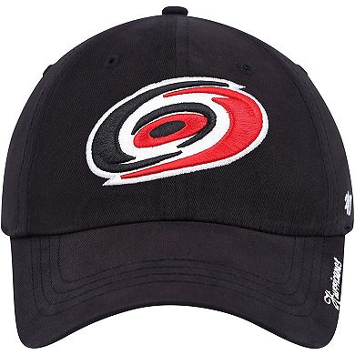 Women's '47 Black Carolina Hurricanes Miata Clean Up Adjustable Hat