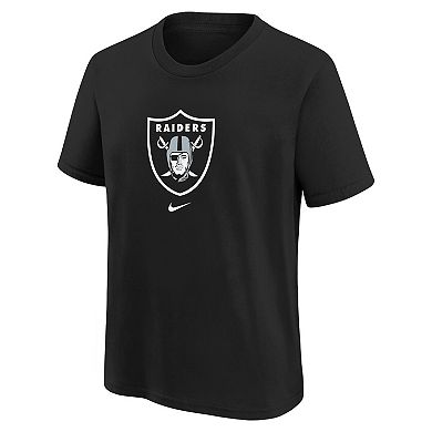 Preschool Nike Black Las Vegas Raiders Team Wordmark T-Shirt