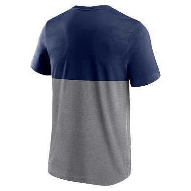 Men's Fanatics Branded Navy/Gray LA Galaxy Striking Distance T-Shirt