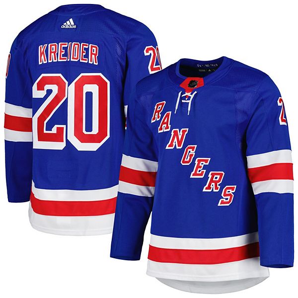  Outerstuff Chris Kreider New York Rangers #20 Youth Size Player  Name & Number T-Shirt (Large) Blue : Sports & Outdoors