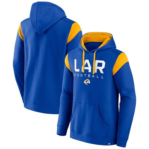 Nike Men's Los Angeles Rams Historic Royal Pullover Hoodie