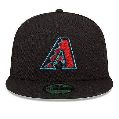 Men's New Era Black Arizona Diamondbacks 25th Anniversary 59FIFTY ...