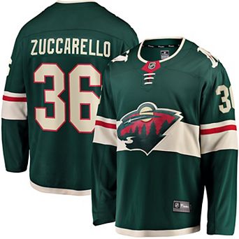 Men's Fanatics Branded Mats Zuccarello Green Minnesota Wild Premier Breakaway Player Jersey