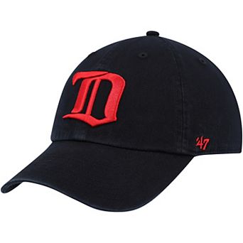 Men's '47 Black Detroit Red Wings Clean Up Adjustable Hat