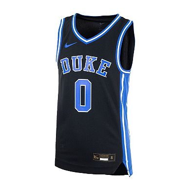 Youth Nike # 1 Black Duke Blue Devils Icon Replica Basketball Jersey