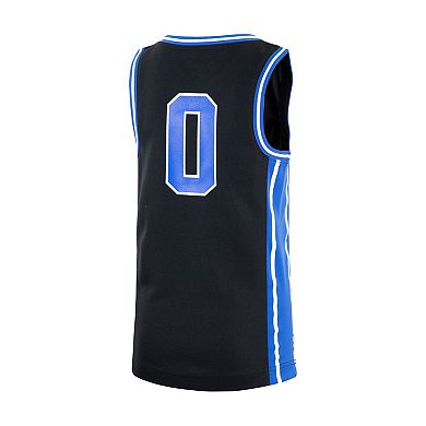 Youth Nike # 1 Black Duke Blue Devils Icon Replica Basketball Jersey