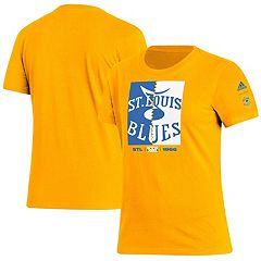 Men's adidas Yellow St. Louis Blues Reverse Retro 2.0 Authentic Blank Jersey