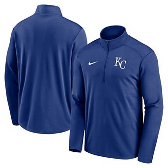 Men's Nike Royal Kansas City Royals Agility Pacer Performance Half-Zip Top
