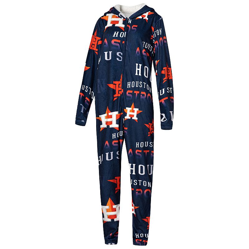 Womens Concepts Sport Navy Houston Astros Windfall Union Full-Zip Pajama S