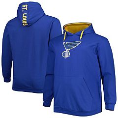 Men's St. Louis Blues adidas Navy Full-Zip Hoodie