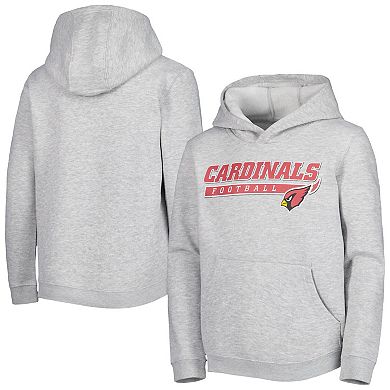 Youth Heathered Gray Arizona Cardinals Take the Lead Pullover Hoodie