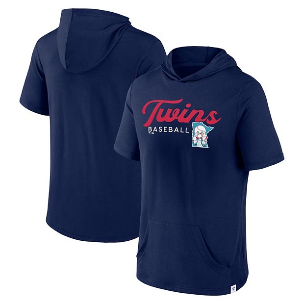 Fanatics MLB Minnesota Twins Spell Out Logo Pullover Hooded