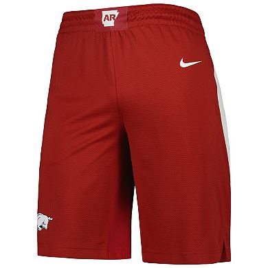 Men's Nike Crimson Arkansas Razorbacks Replica Team Basketball Shorts