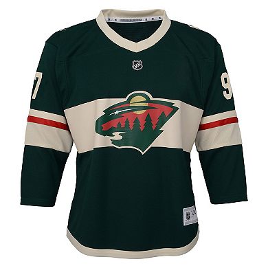 Youth Kirill Kaprizov Green Minnesota Wild Home Replica Player Jersey