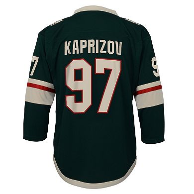 Youth Kirill Kaprizov Green Minnesota Wild Home Replica Player Jersey