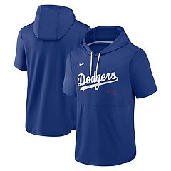 Profile Men's Heather Gray/Royal Los Angeles Dodgers Big & Tall Raglan Hoodie Full-Zip Sweatshirt