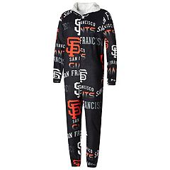 San Francisco Giants Women's Onesie Footie Pajama Black