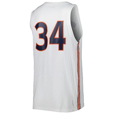 Men s Under Armour White Auburn Tigers Replica Basketball Jersey