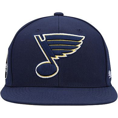 Men's Mitchell & Ness Navy St. Louis Blues Vintage Fitted Hat