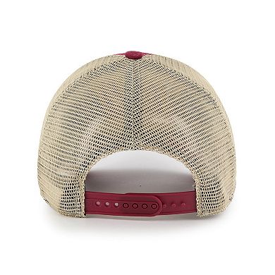 Men's '47 Burgundy/Natural Washington Commanders Flagship MVP Snapback Hat