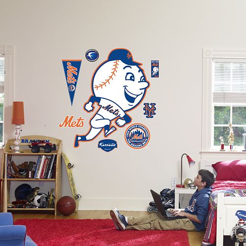 Fathead New York Mets Throwback Logo Wall Decal
