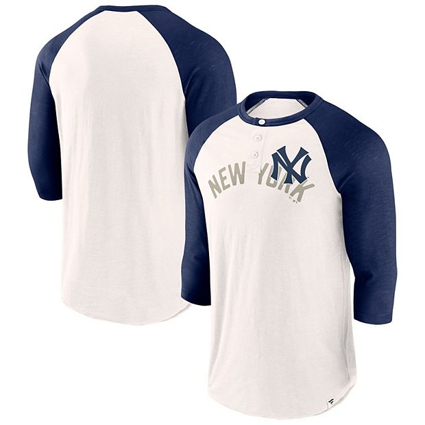 Men's Fanatics Branded White/Navy New York Yankees Backdoor Slider