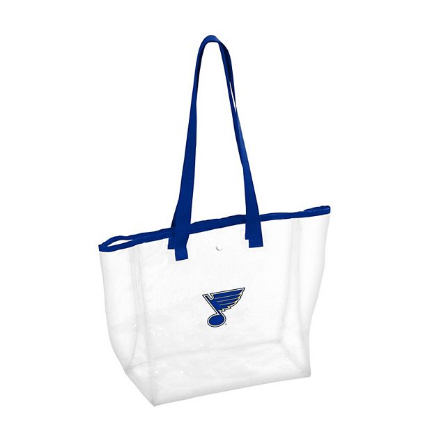 Prada Logo Clear Tote Bag in White