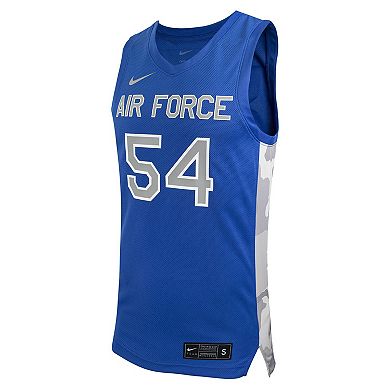 Men's Nike #54 Royal Air Force Falcons Replica Basketball Jersey