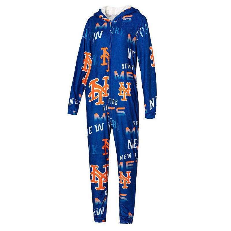 Womens Concepts Sport Royal New York Mets Windfall Union Full-Zip Pajama S