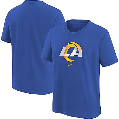 Youth Nike Royal Los Angeles Rams Logo T-Shirt