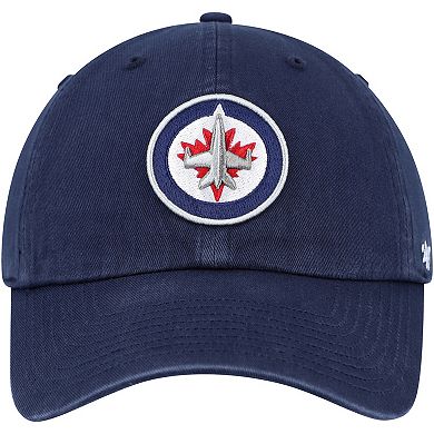 Men's '47 Navy Winnipeg Jets Clean Up Adjustable Hat