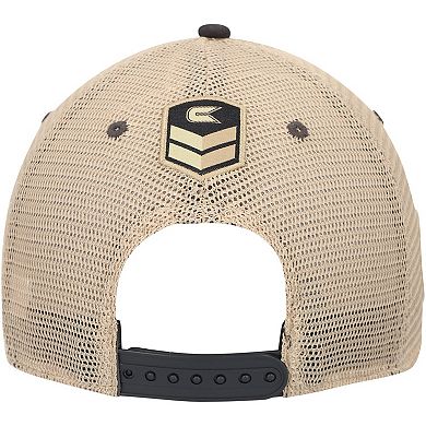 Men's Colosseum Charcoal Houston Cougars OHT Military Appreciation United Trucker Snapback Hat