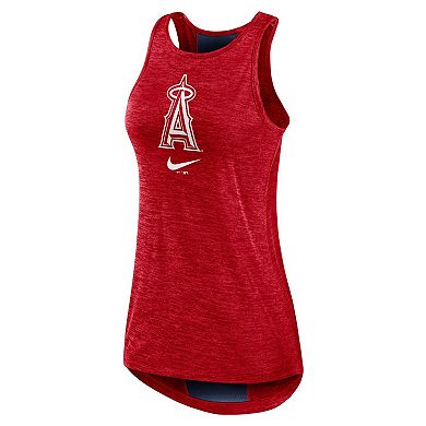 Women's Nike Red Los Angeles Angels Right Mix High Neck Tank Top