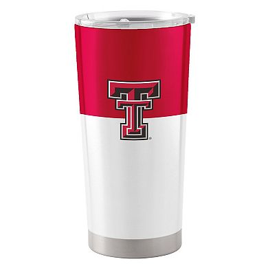 Texas Tech Red Raiders 20oz. Colorblock Stainless Steel Tumbler