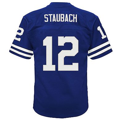 Infant Mitchell & Ness Roger Staubach Navy Dallas Cowboys 1971 Retired Legacy Jersey