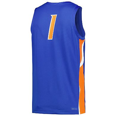 Men's Nike Royal Boise State Broncos Replica Basketball Jersey