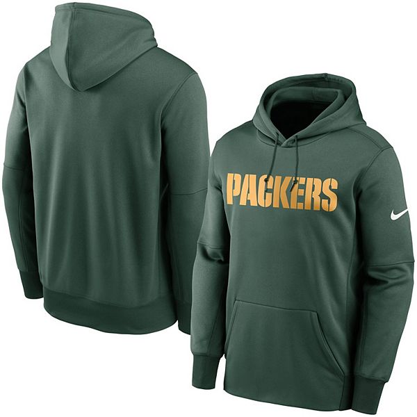 Nike Youth Nike Green Bay Packers Icon Therma Pullover Hoodie