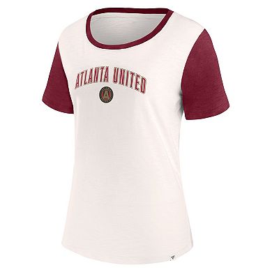 Women's Fanatics Branded Cream Atlanta United FC Volley T-Shirt