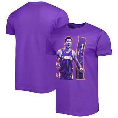 Unisex Stadium Essentials Devin Booker Purple Phoenix Suns Player Skyline T-Shirt