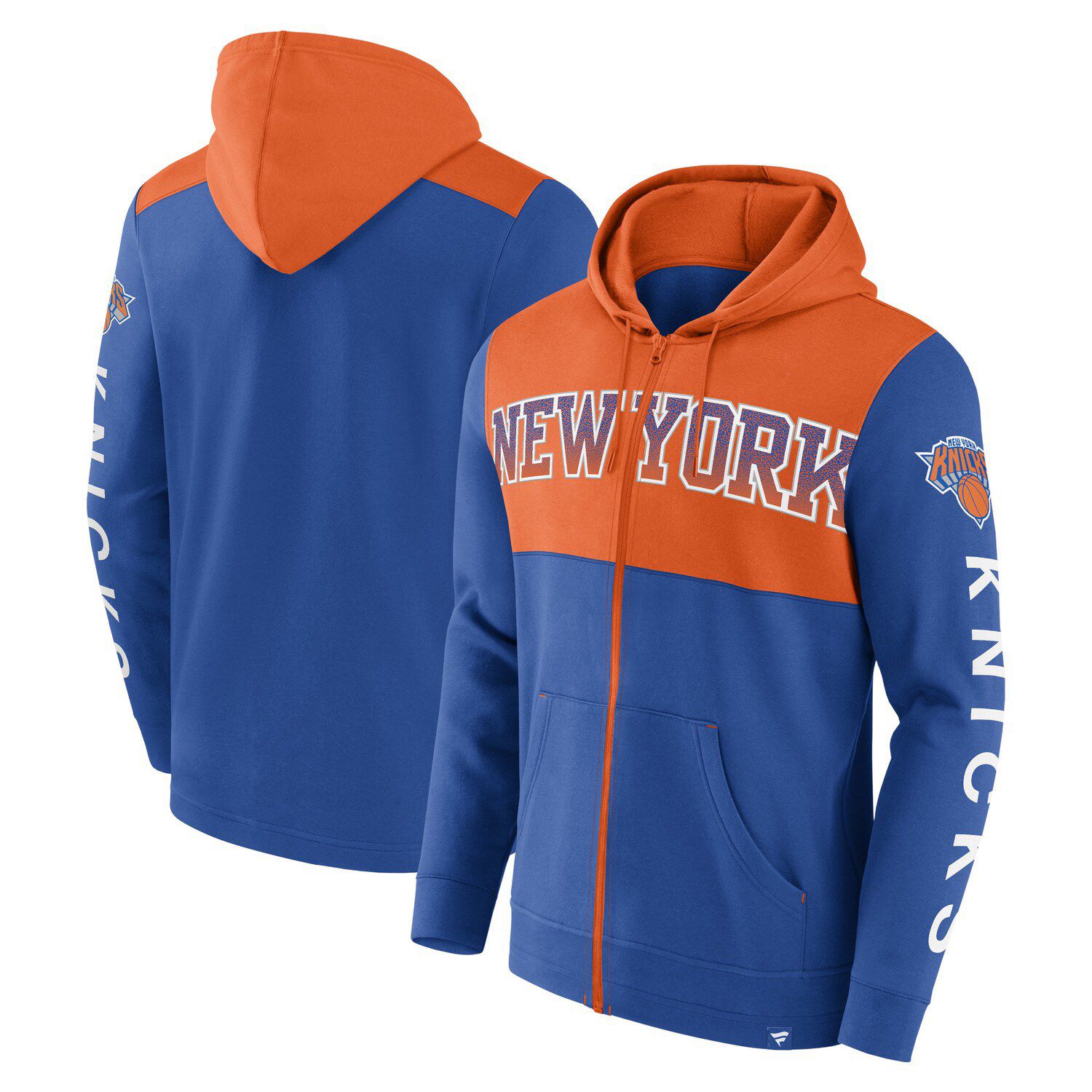 New York Knicks Mitchell & Ness There and Back NBA Crewneck Sweater