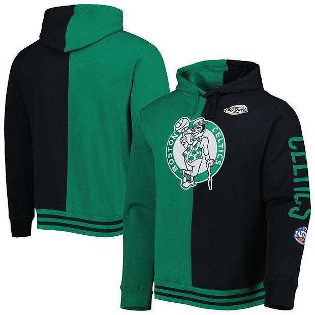 Mitchell & Ness Black And Kelly Green Boston Celtics Hardwood