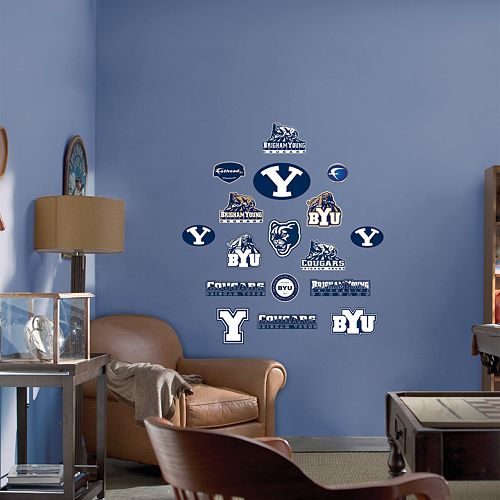 Fathead Junior Brigham Young Cougars Wall Decals